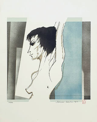 Aldemir Martins - Figura feminina