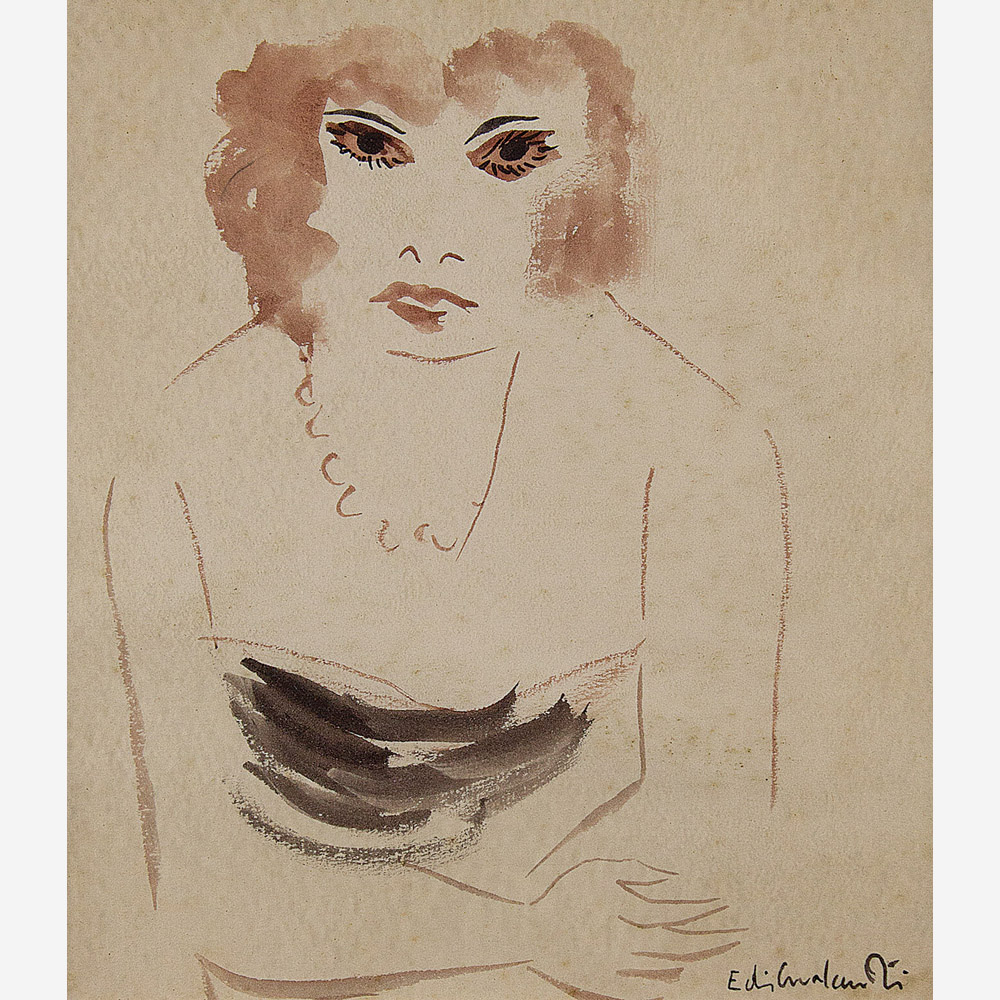 Emiliano di Cavalcanti - Figura feminina