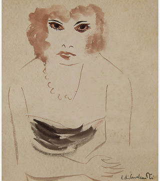 Emiliano di Cavalcanti - Figura feminina