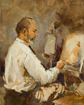 Milton Dacosta - Cena de ateliê