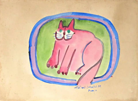 Gato rosa