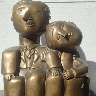 Inos Corradin - Casal Sentado
