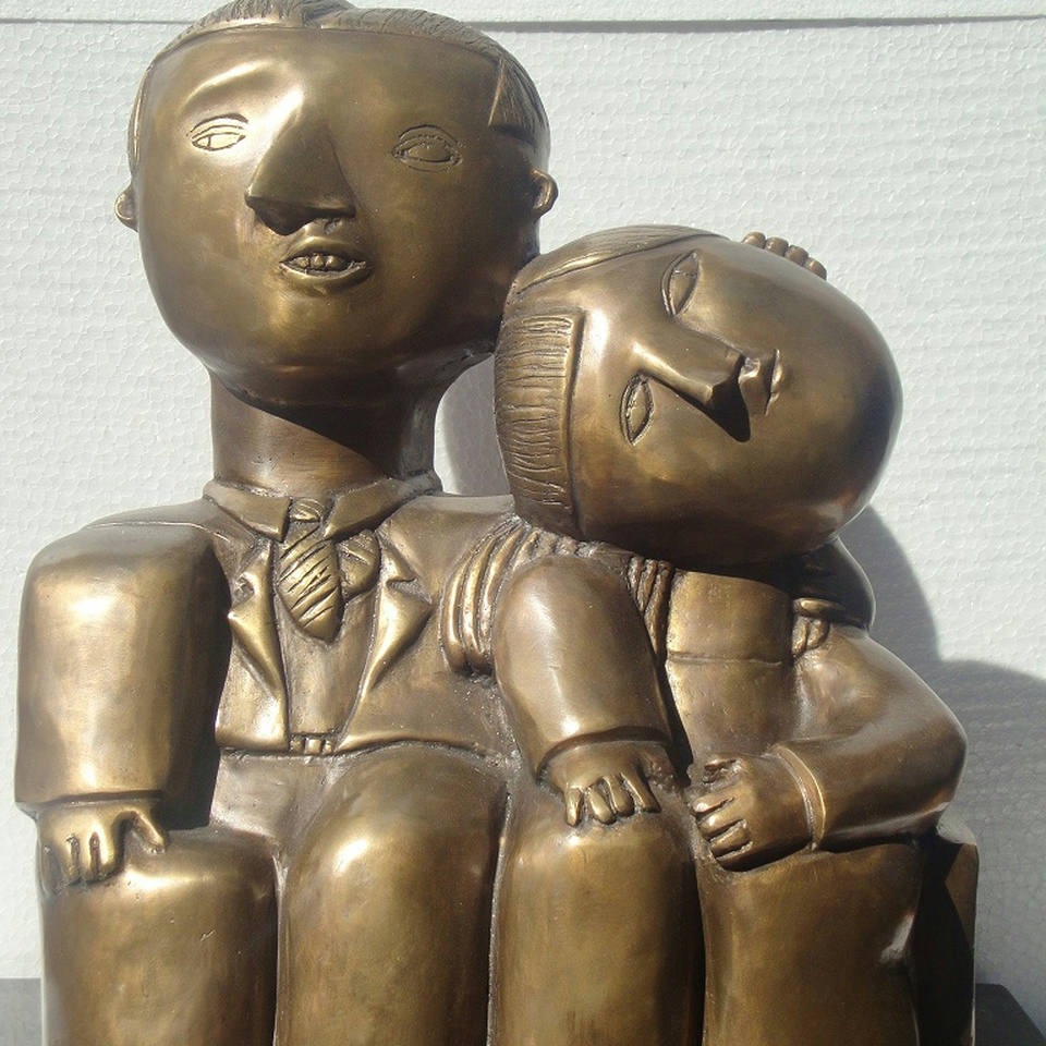 Inos Corradin - Casal Sentado
