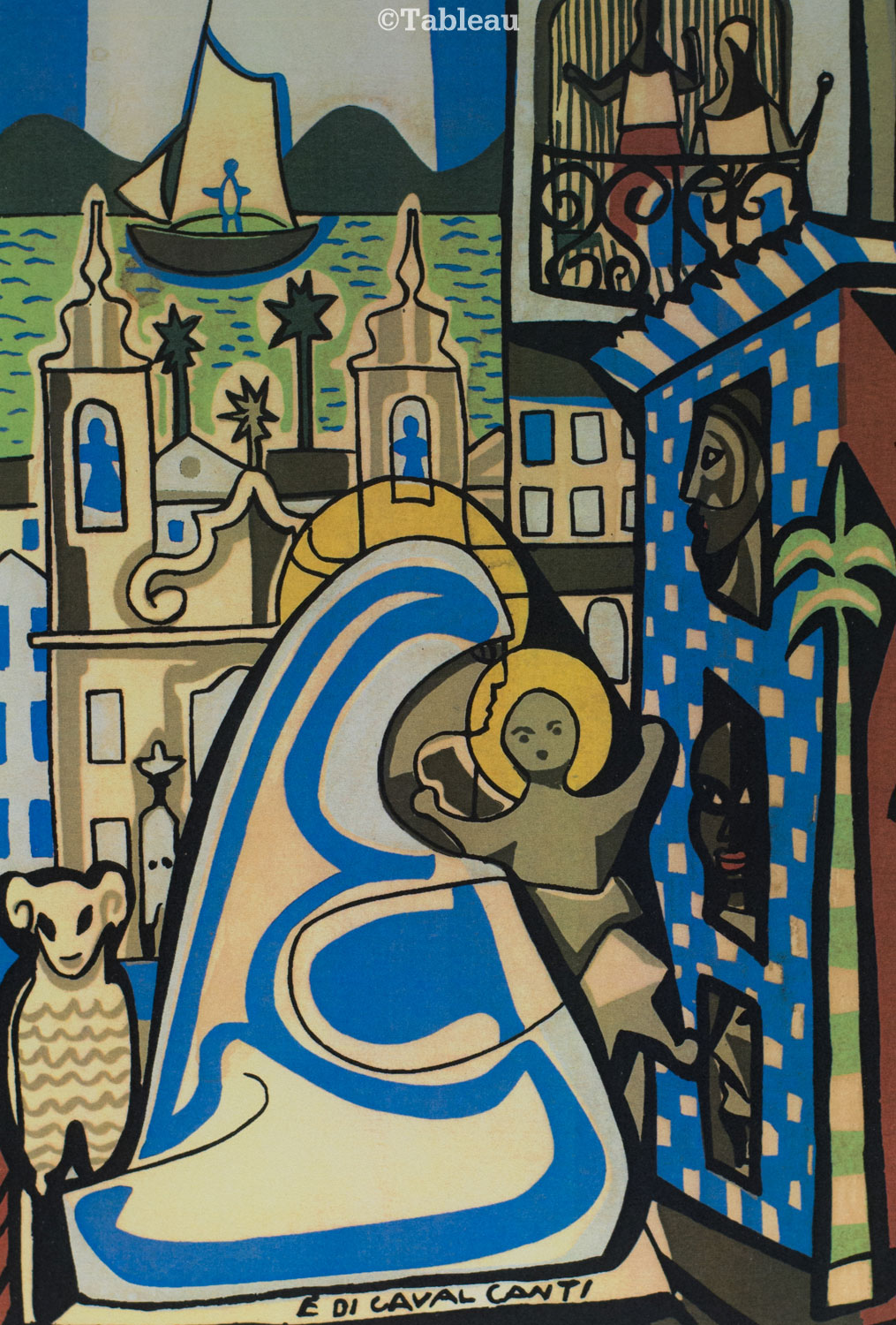 Emiliano di Cavalcanti - Cenas da Bahia