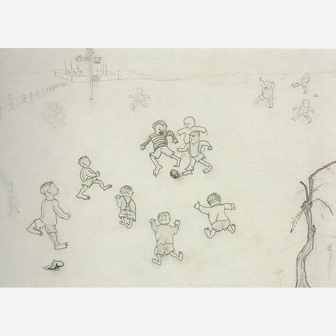 Jogo de futebol em Brodowski