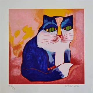 Aldemir Martins - Gato Azul
