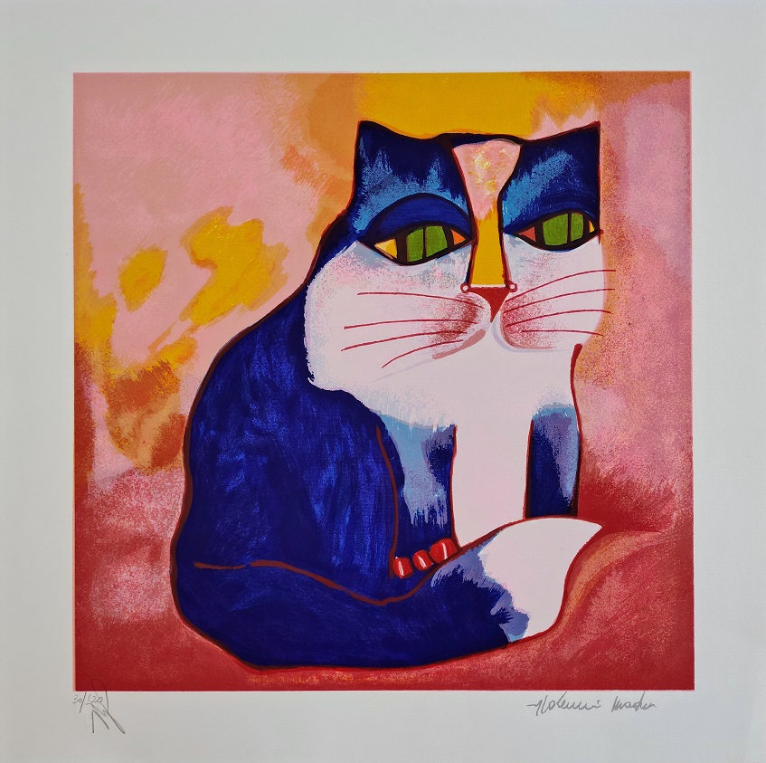 Aldemir Martins - Gato Azul