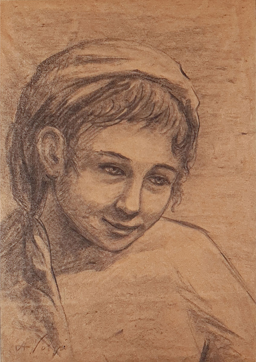 Alfredo Volpi - Menina