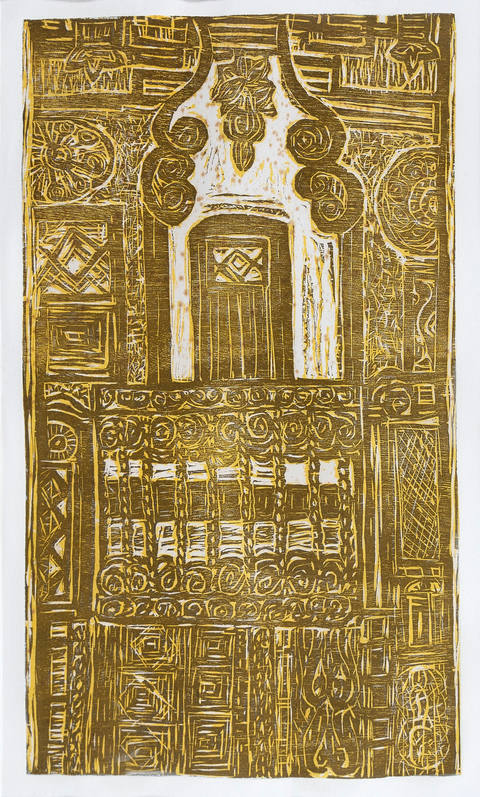 Fachada Barroca Amarelo