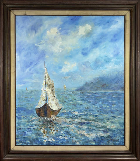 Marinha com barcos