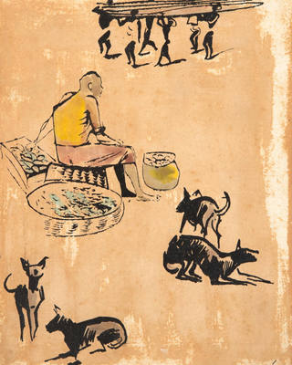 Carybé - Pescadores e Cães