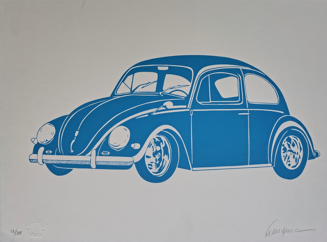 Fusca Azul