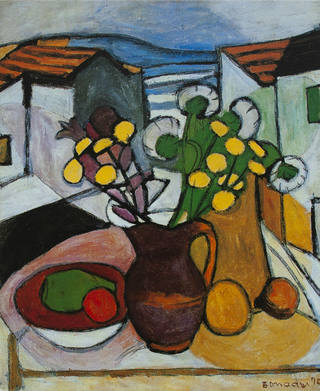 Aldo Bonadei - Flores e Frutas na Janela