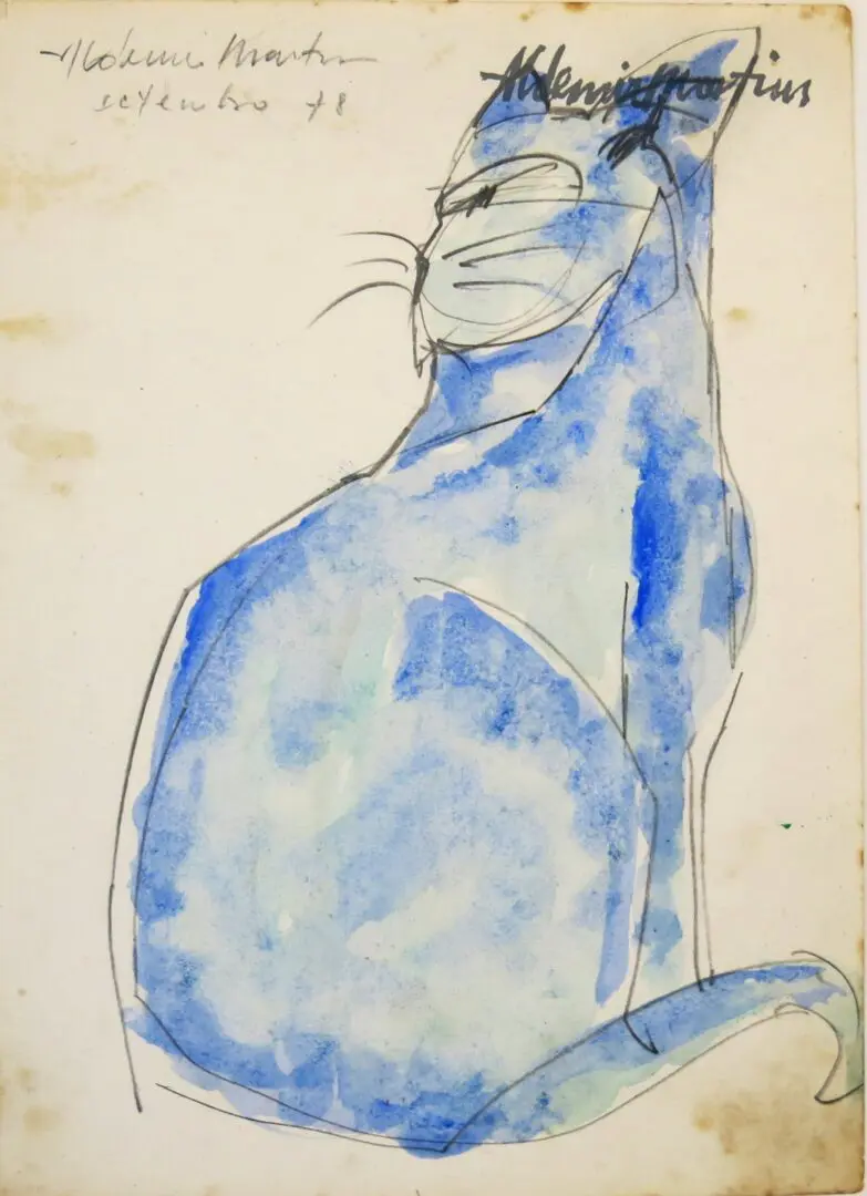 Aldemir Martins - gato
