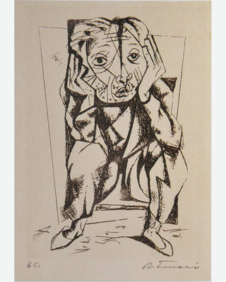 Candido Portinari - Figura Sentada, Série o Alienista