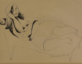Emiliano di Cavalcanti - Mulata no sofá