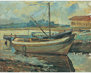 Sylvio Pinto - Barcos Ancorados