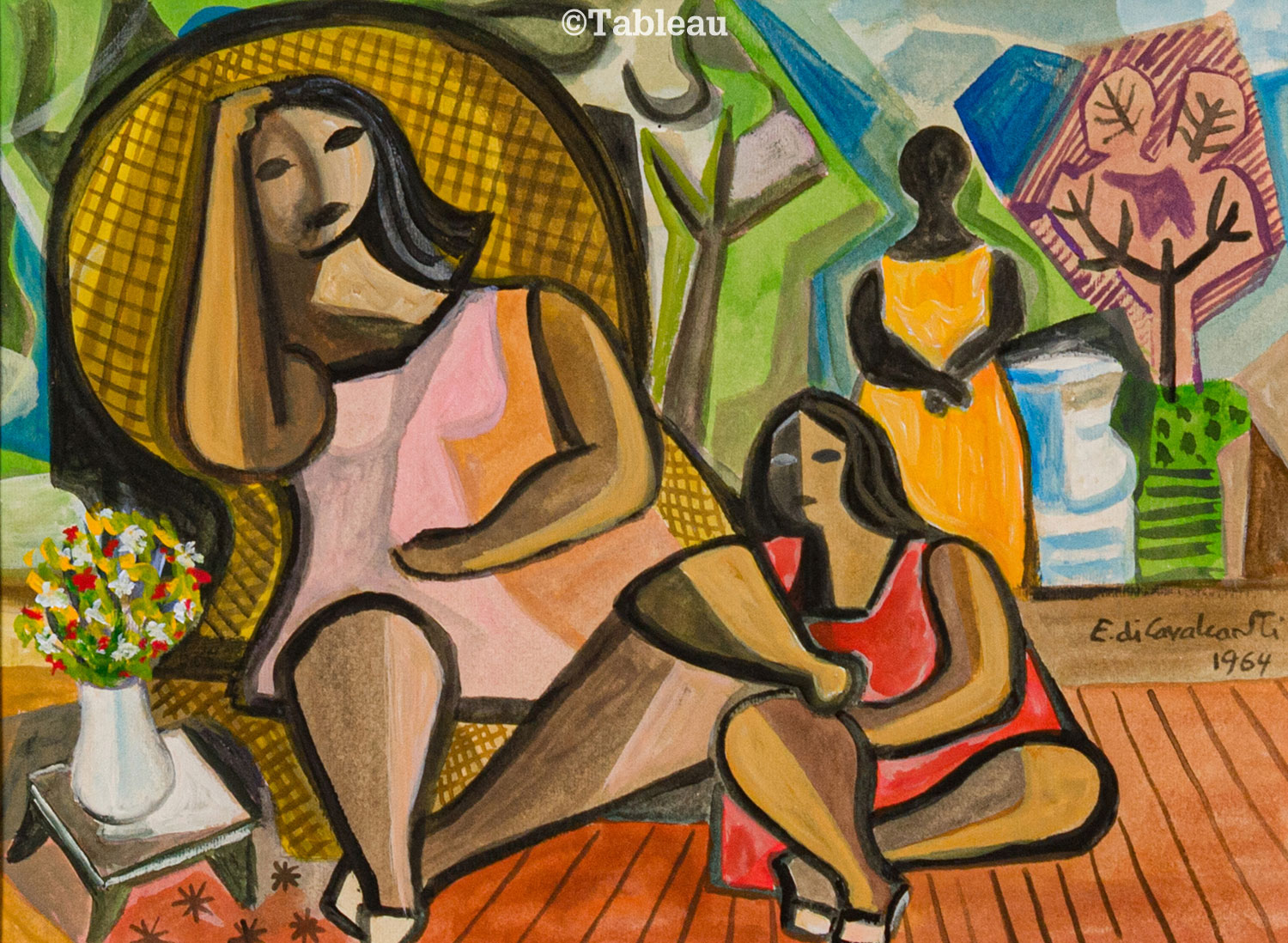 Emiliano di Cavalcanti - Mulatas