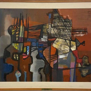 Roberto Burle Marx - Composição abstrata