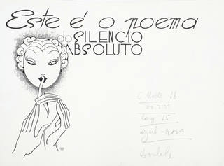 J. Carlos - Este é o Poema do Silencio Absoluto - Vinheta Rev. Cruz de Malta nº 16