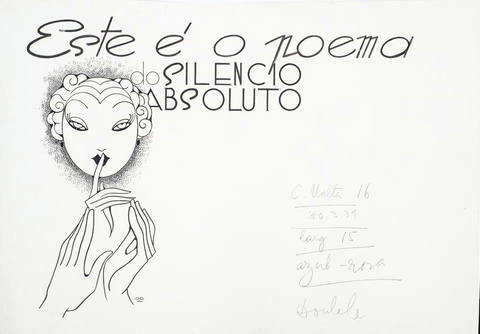 Este é o Poema do Silencio Absoluto - Vinheta Rev. Cruz de Malta nº 16