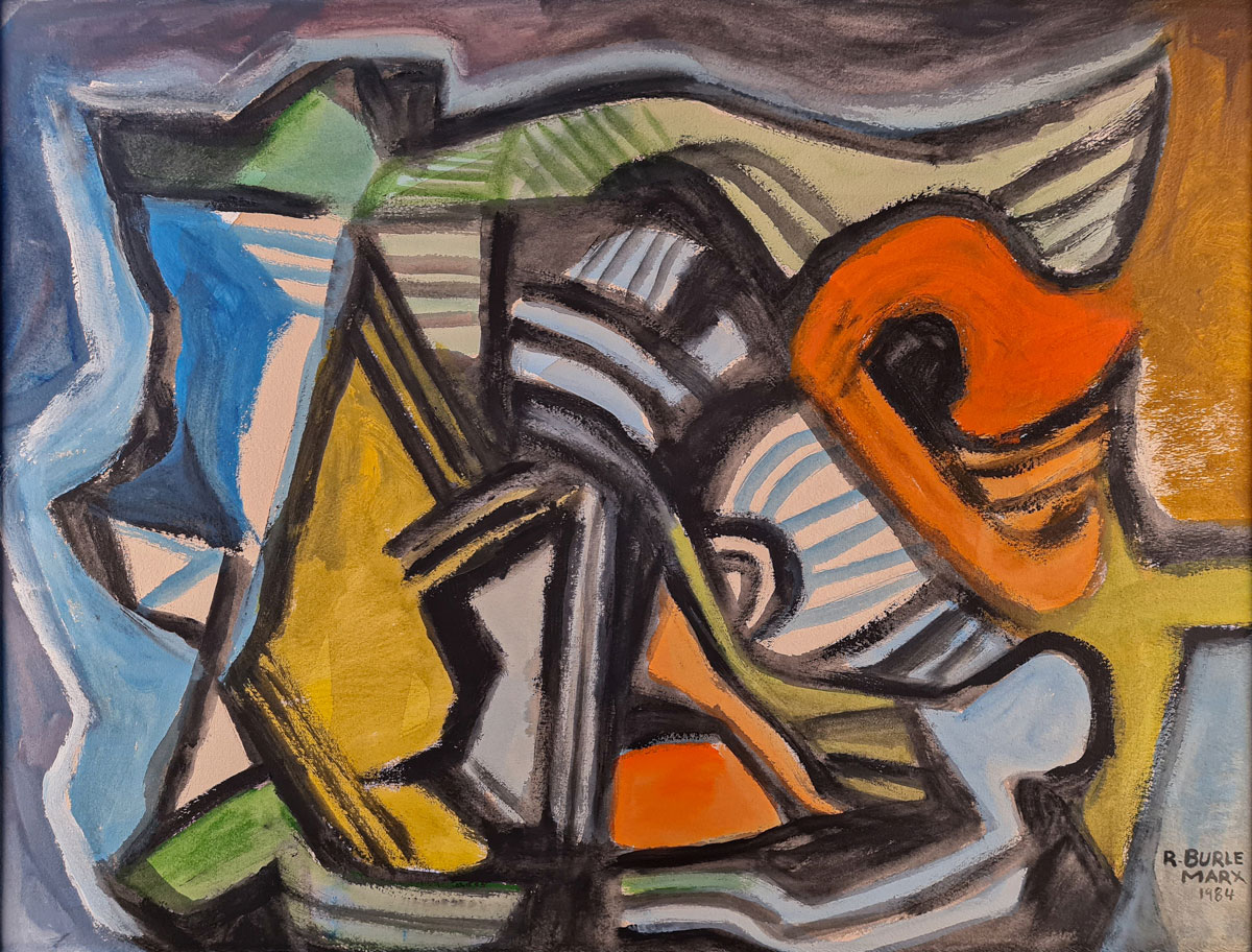 Roberto Burle Marx - Composição abstrata