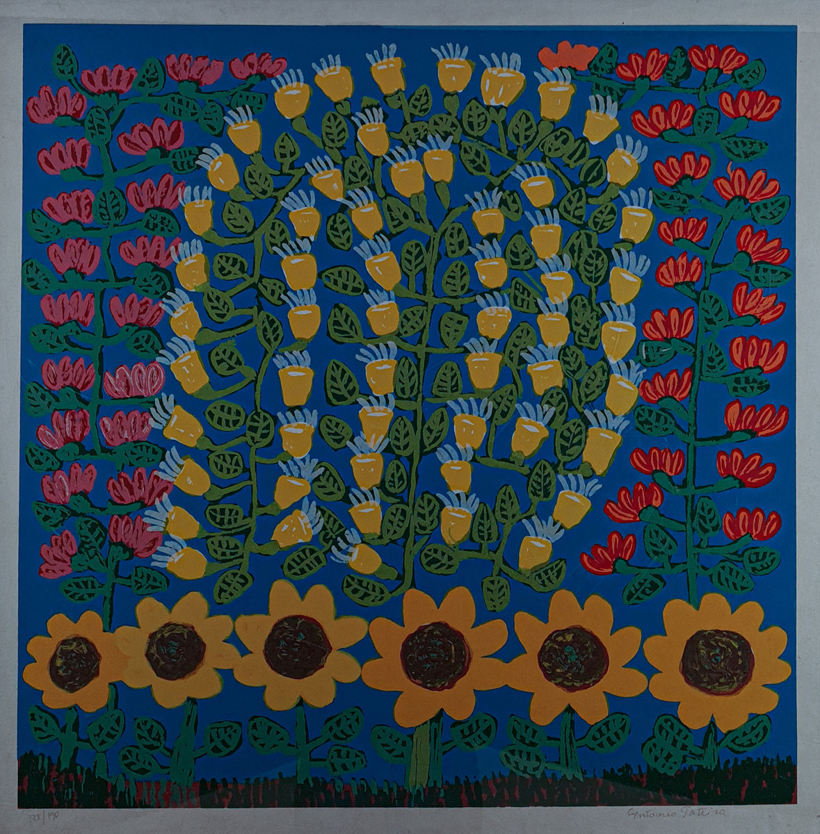 Flores e girassóis
