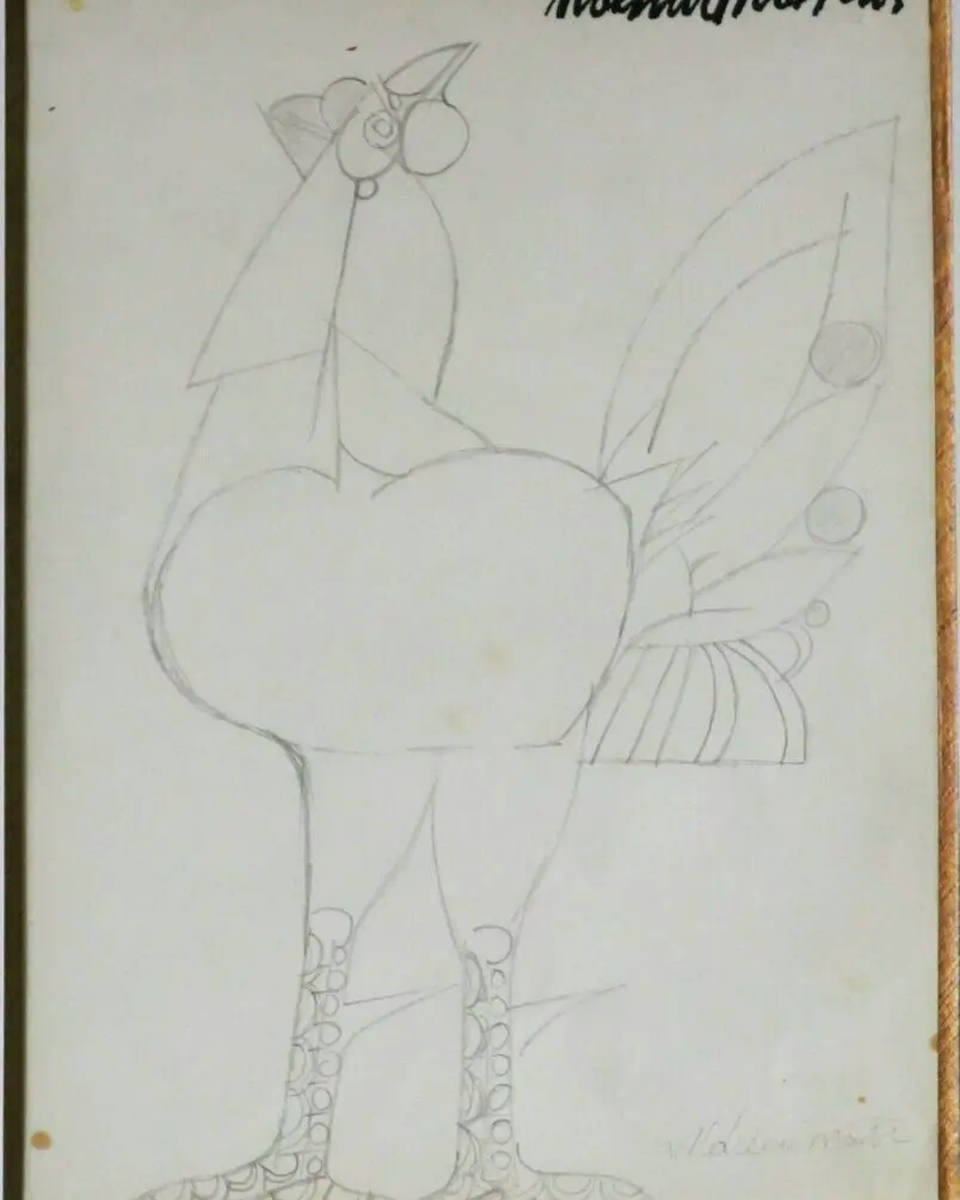 Aldemir Martins - Galo - Dec. 70