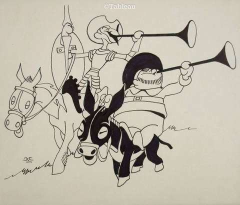 Dom Quixote e Sancho Pança