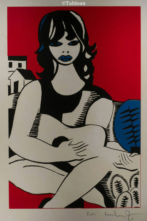 Mulher com violão