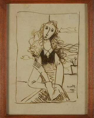 Milton Dacosta - Figura feminina