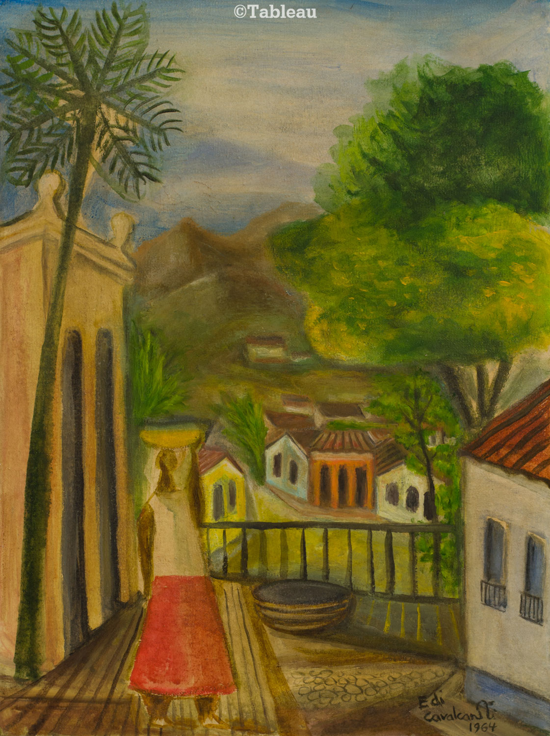 Emiliano di Cavalcanti - Paisagem baiana