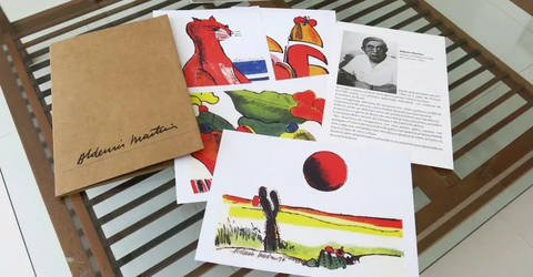 - Excelente para presente! Kit Presente em Pasta contendo 4 gravuras e uma biografia do artista Gravuras e Biografia