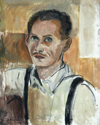 Aldo Bonadei - Autorretrato