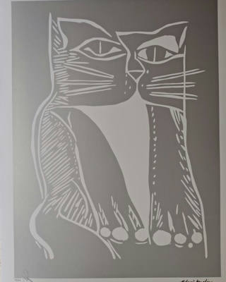 Aldemir Martins - Gato Prateado