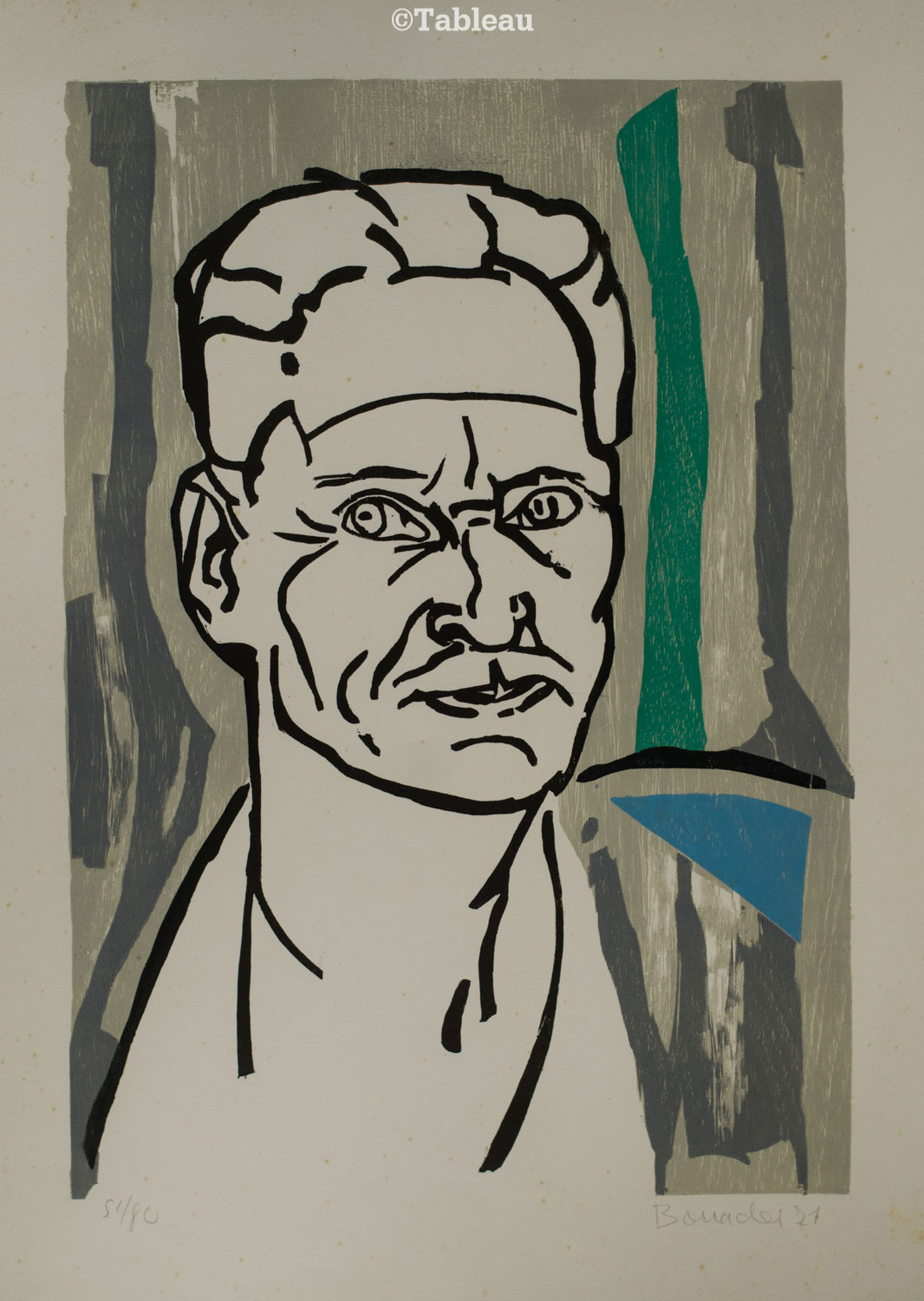 Aldo Bonadei - Autorretrato