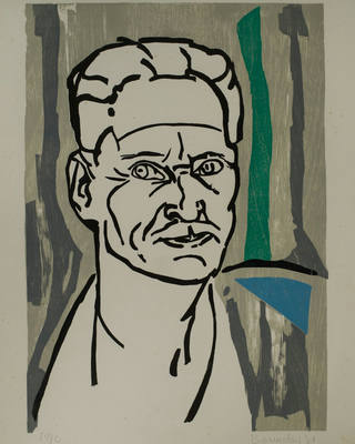Aldo Bonadei - Autorretrato