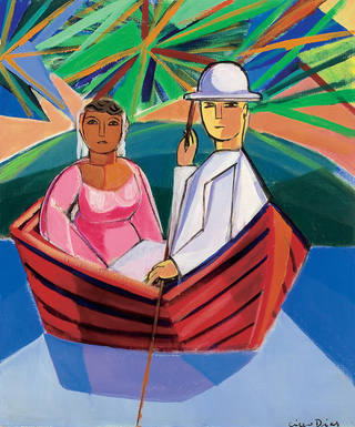 Cícero Dias - Casal no barco