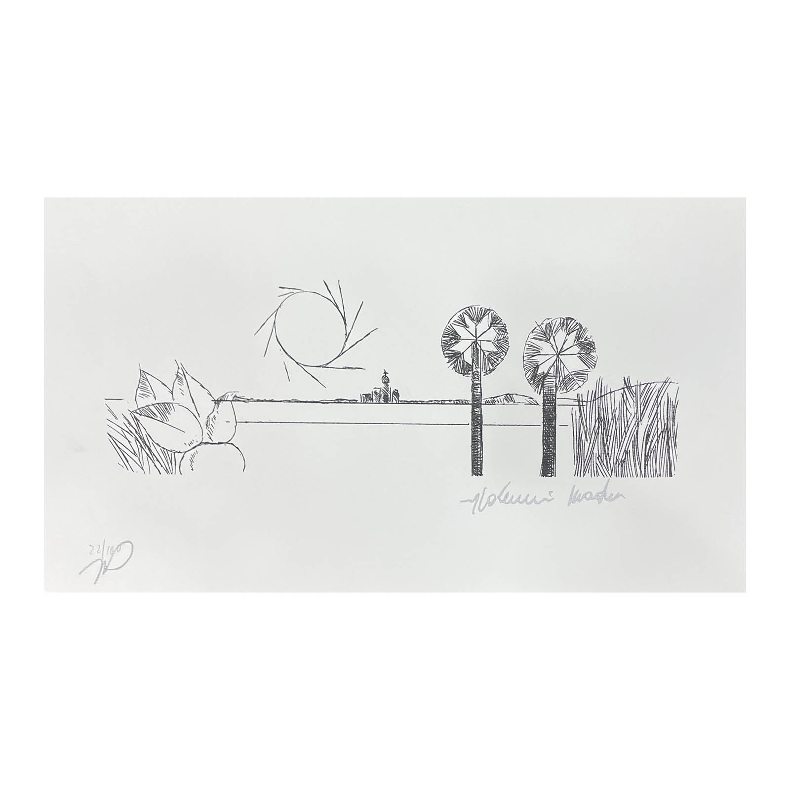 Aldemir Martins - Paisagem