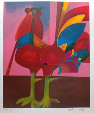 Aldemir Martins - Galo Vermelho