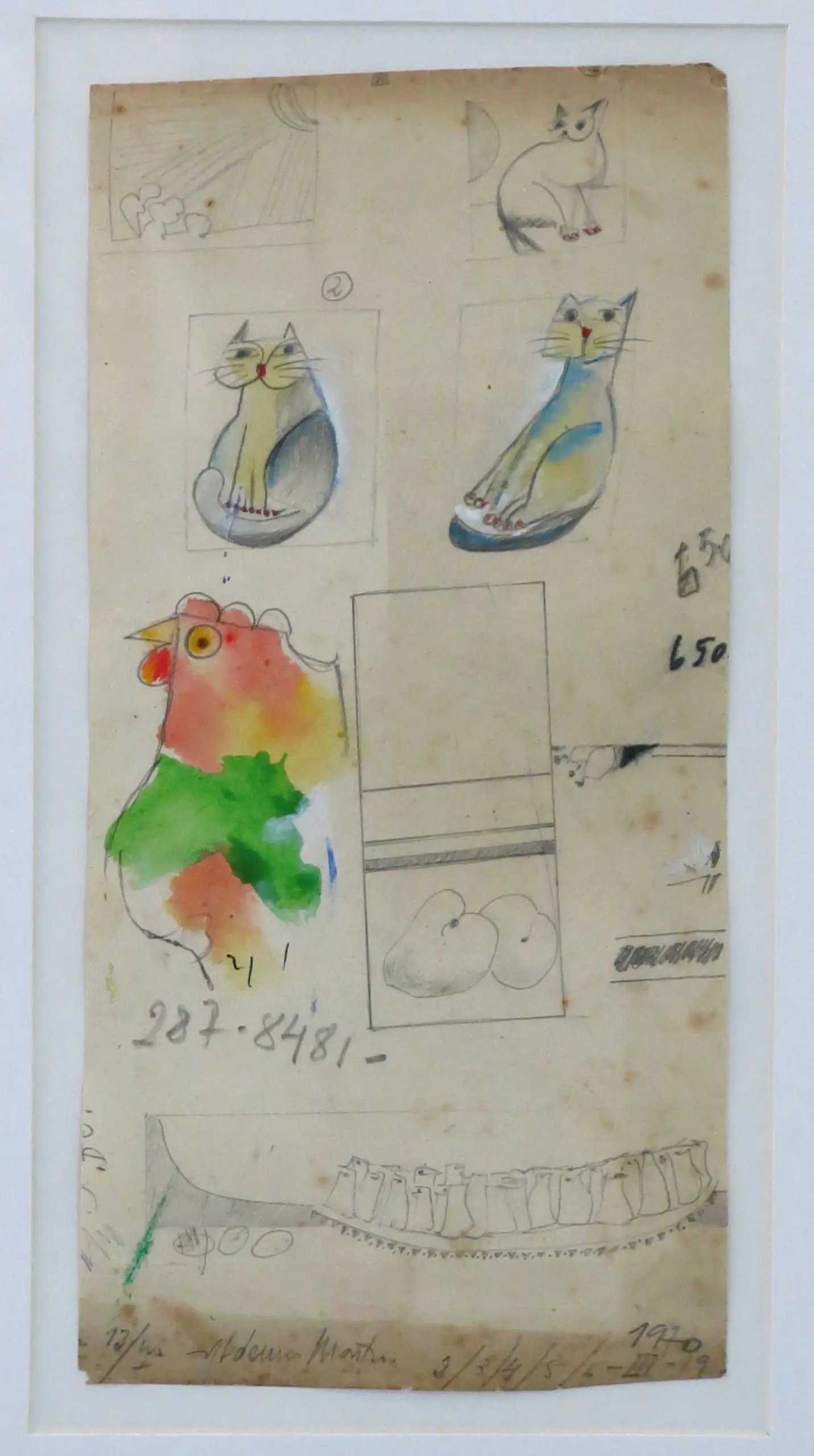 Aldemir Martins - Estudos