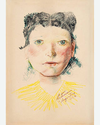 Candido Portinari - Cabeça de menina