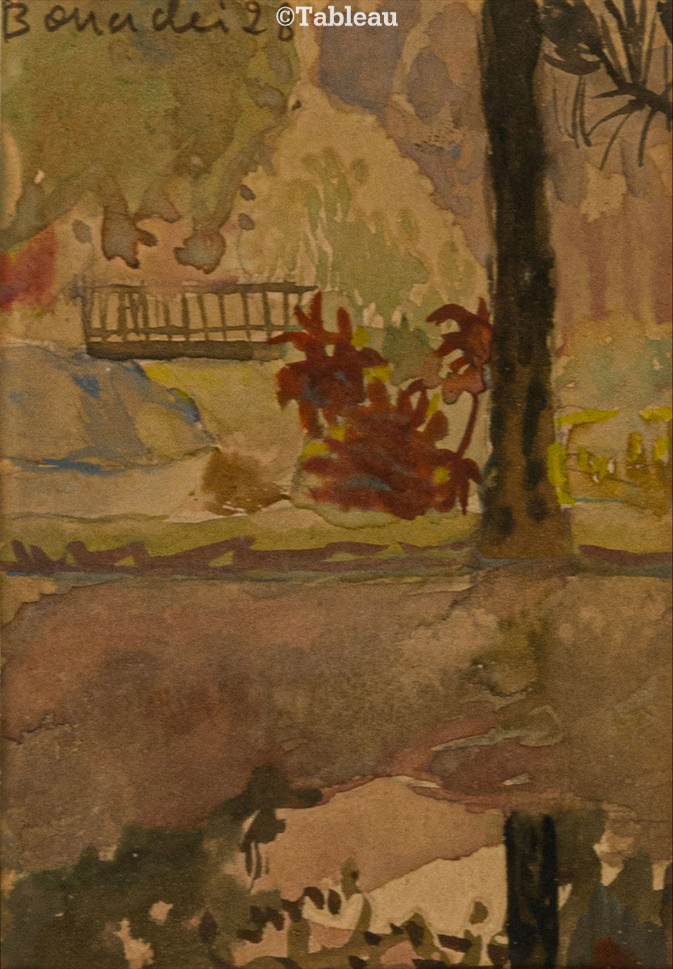 Aldo Bonadei - Paisagem