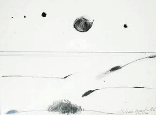 Aldemir Martins - Paisagem com o sol