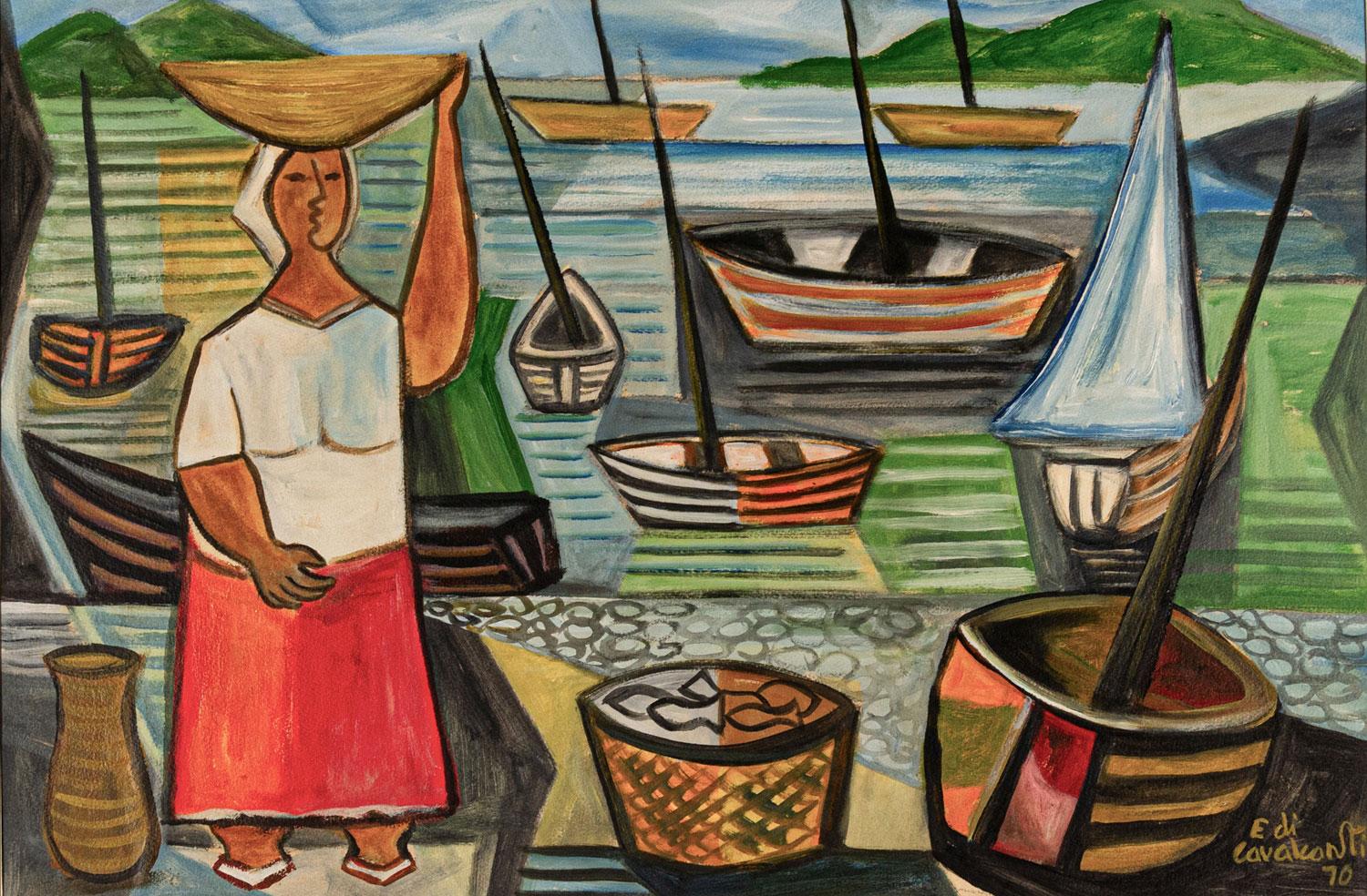 Figura com barcos