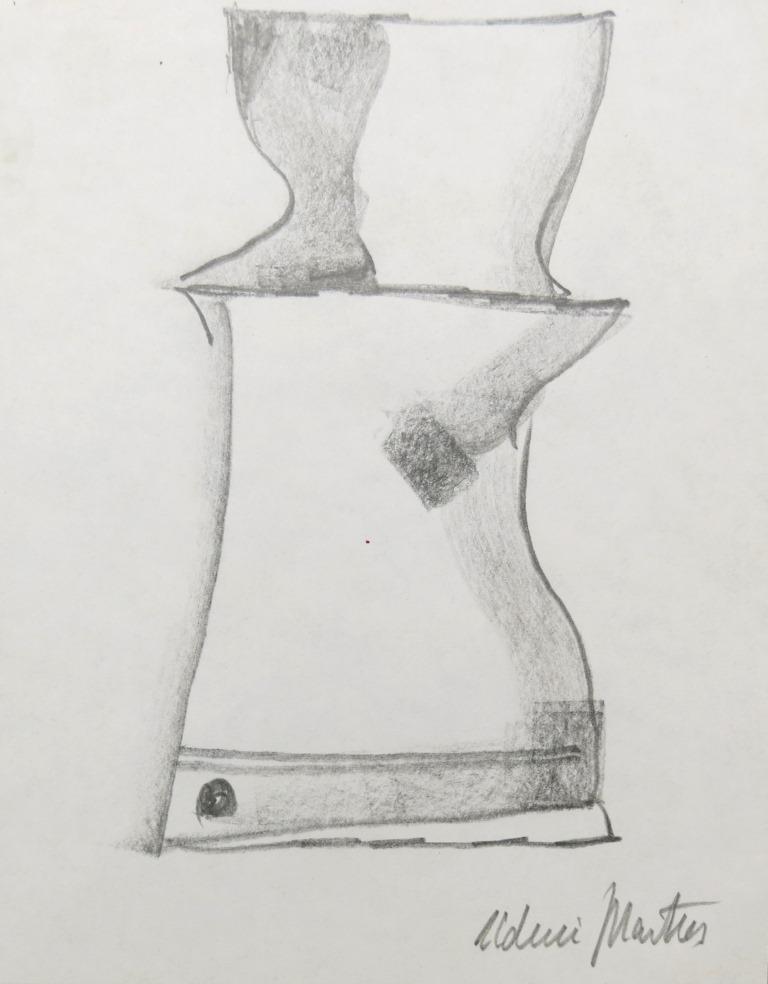 Aldemir Martins - Estudo Escultura