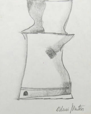Aldemir Martins - Estudo Escultura