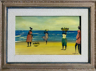 Carybé - Marinha com Pescadores