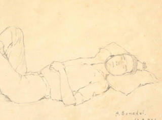 Aldo Bonadei - O Aurélio posou e quase dormiu