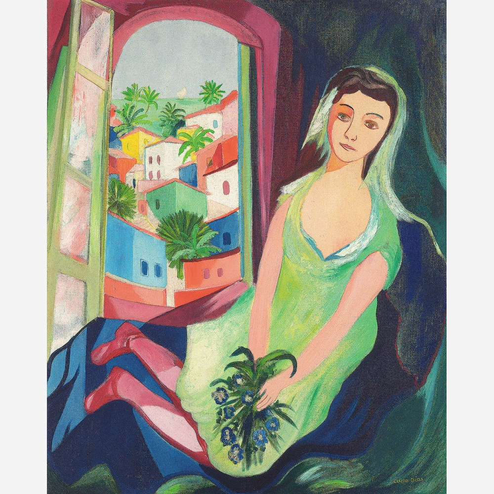 Cícero Dias - Mulher na varanda
